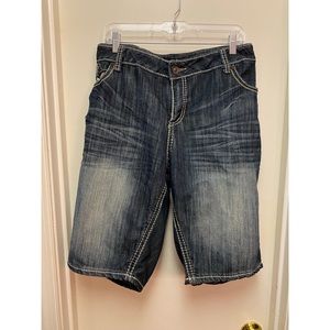Jean Bermuda Shorts Sz 22